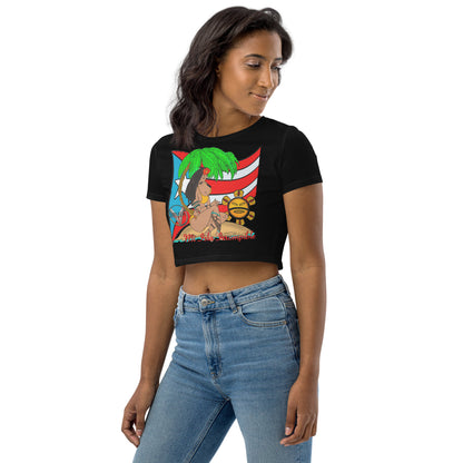 Mi Isla Irrompible Puerto Rican Organic Crop Top
