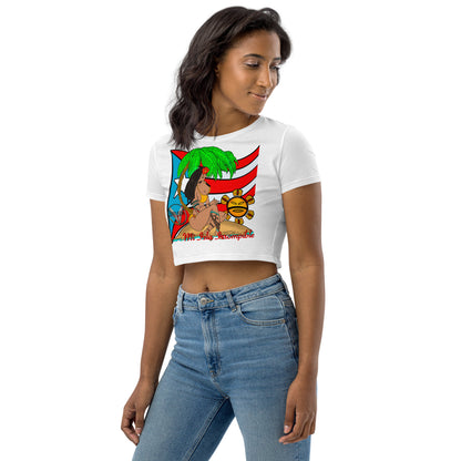 Mi Isla Irrompible Puerto Rican Organic Crop Top
