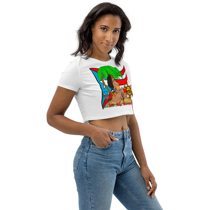 Mi Isla Irrompible Puerto Rican Organic Crop Top