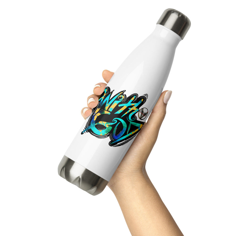 With God Stainless Steel Water Bottle