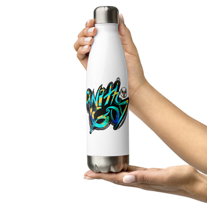 With God Stainless Steel Water Bottle