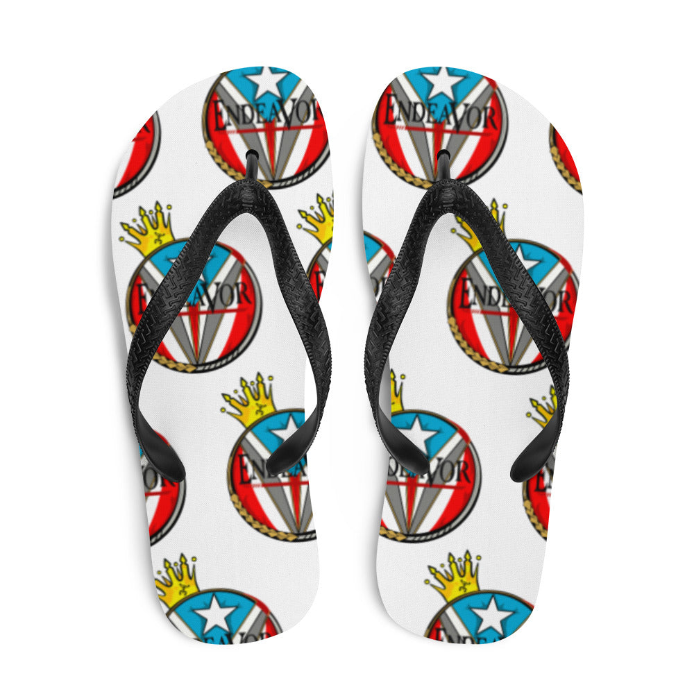 Royal Boricua Flip-Flops