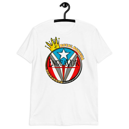 Puerto Rican, Royal Boricua V.Endeavor Short-Sleeve Unisex T-Shirt
