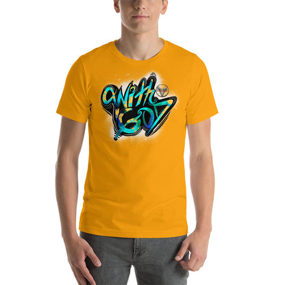 With God Titanium White Splash Short-Sleeve Men T-Shirt