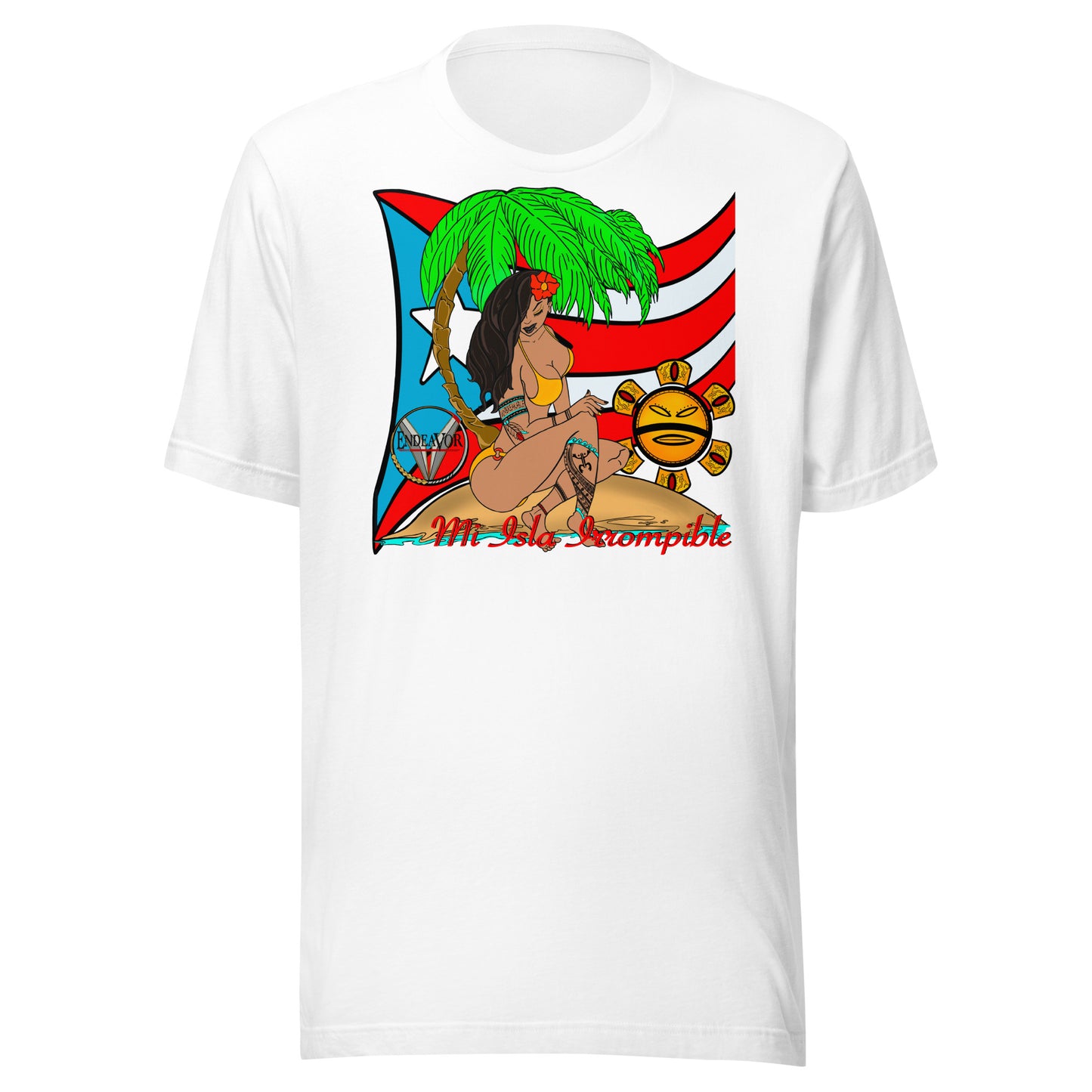 Mi Isla Irrompible Puerto Rican Unisex T-Shirt